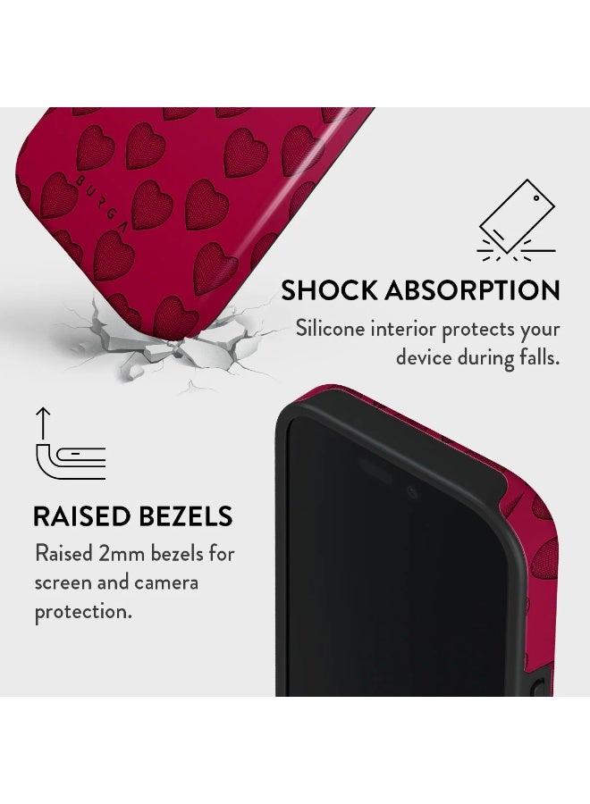BURGA iPhone 16 Pro Max Case, 2 Piece Hard Shell + TPU Interior, Shock Absorption, All Port Accessible, Raised Bezel For Screen & Camera Protection, Never Fading HQ Print,Single Not Sorry - Image 4