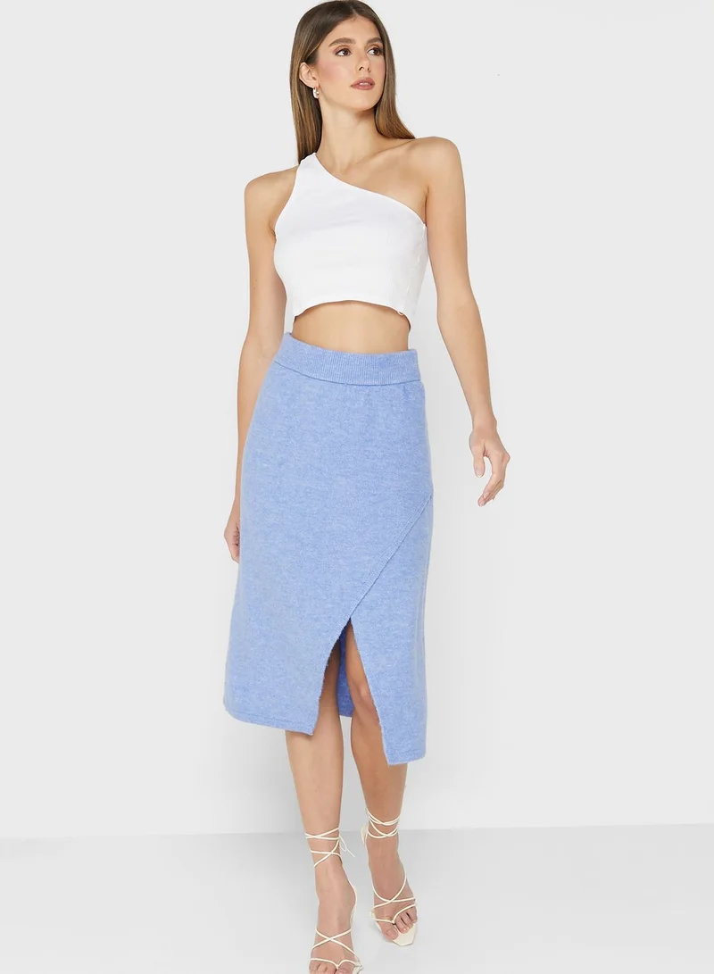 VERO MODA Knitted Wrap Skirt