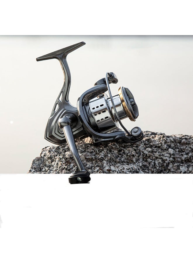 بكرات صيد بمقبض EVA قابل للطي والتبديل بين اليسار واليمين وجسم معدني قوي