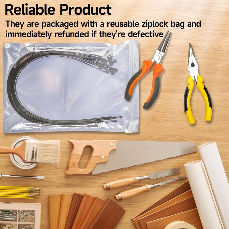 Doter 26 Inches Heavy Duty Zip Ties - 30 Pack, Max Load 200 LBS, Nylon Wire Ties for Indoor and Outdoor Use - Image 5