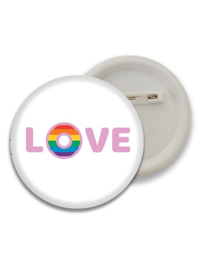 D2c D2C LGBT+ Community Plastic Button Badges - 58MM Size, Multicolor Pack of 5 - Celebrate Diversity and Inclusivity with Stylish Pride Batches for Bags, Backpacks! D4  - Image 3
