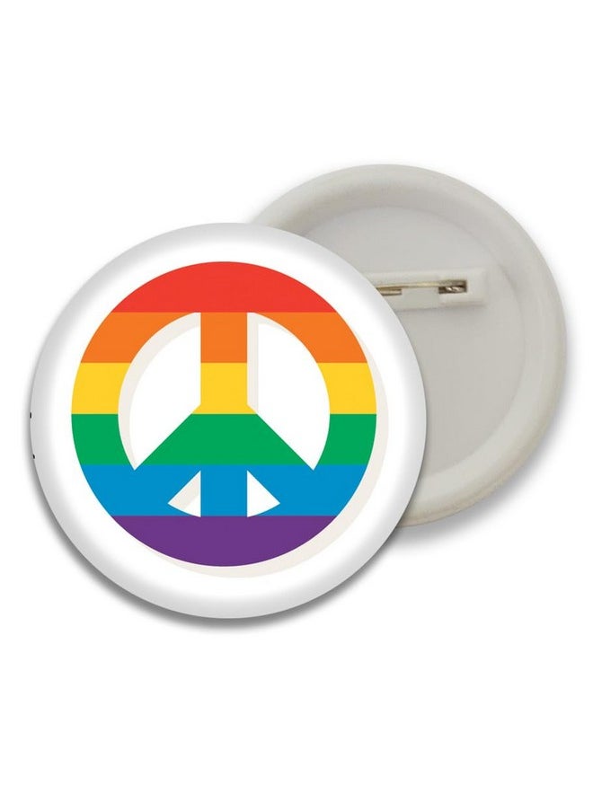 D2c D2C LGBT+ Community Plastic Button Badges - 58MM Size, Multicolor Pack of 5 - Celebrate Diversity and Inclusivity with Stylish Pride Batches for Bags, Backpacks! D4  - Image 5