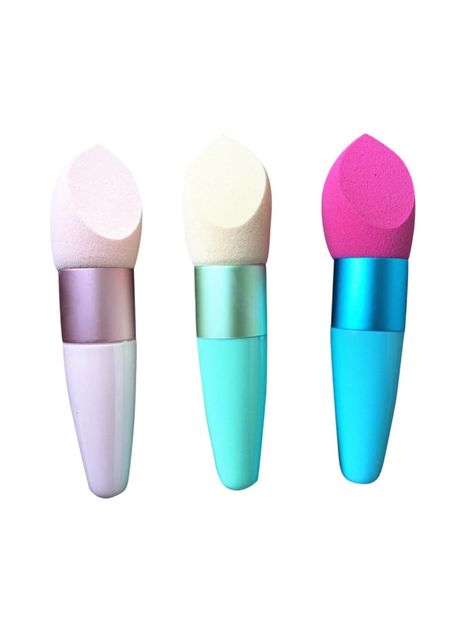 OSALADI Mushroom Head Makeup Sponge with Handle 405 Inch Cosmetic Puff for Liquid Foundation and Concealer Blending Easy to Clean Makeup Sponge Applicator for Women - Image 2