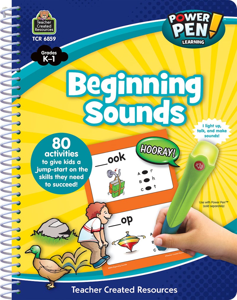 Teacher Created Resources Power Pen Learning Book: Beginning Sounds - Image 1