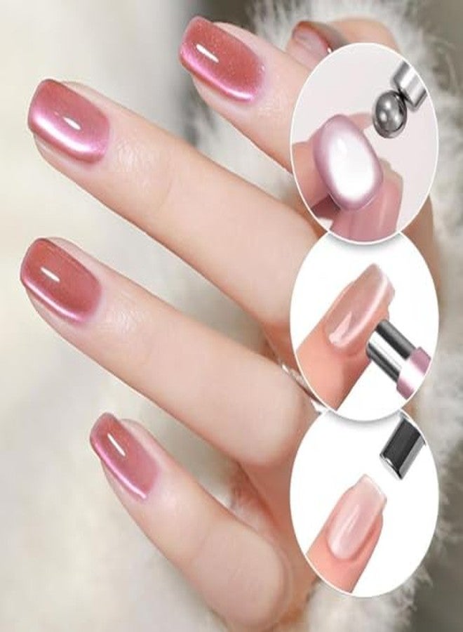 bolt bee Cat Eye Magnetic for Nails Double-Head Nail Magnet Sturdy Cat Eye Magnet for Nails with Round Magnetic Bead Multifunctional Magnet (1 pcs) - Image 3