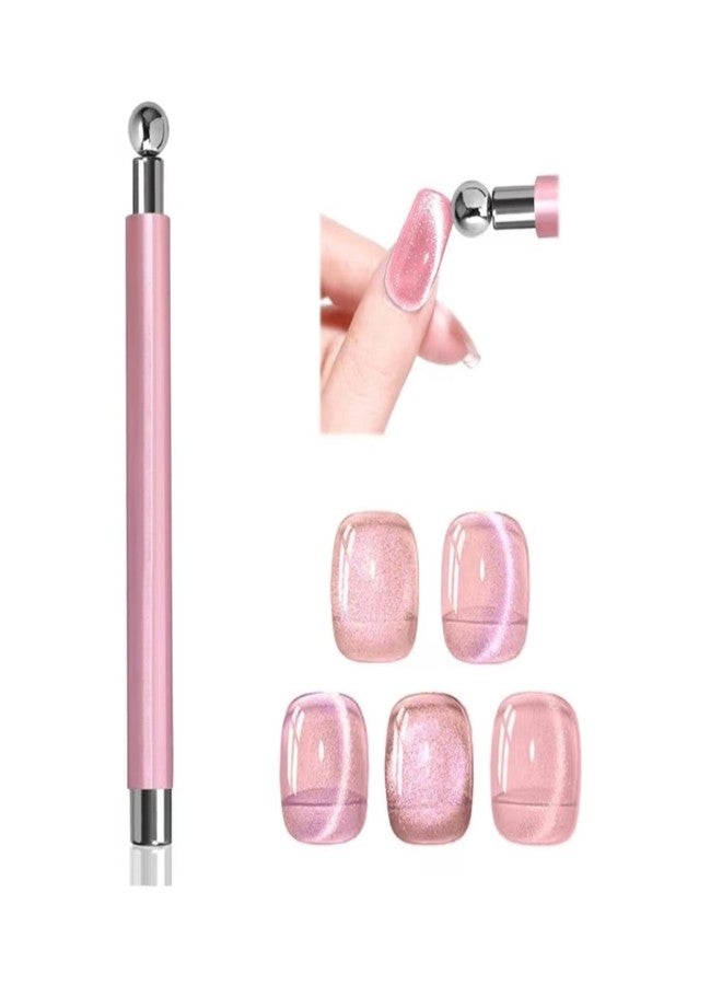 bolt bee Cat Eye Magnetic for Nails Double-Head Nail Magnet Sturdy Cat Eye Magnet for Nails with Round Magnetic Bead Multifunctional Magnet (1 pcs) - Image 2