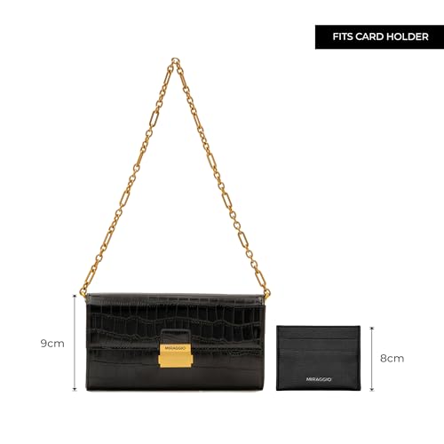 Miraggio Cynthia Shoulder Clutch Bag For Women | Hand Clutch For Women Stylish - Image 3