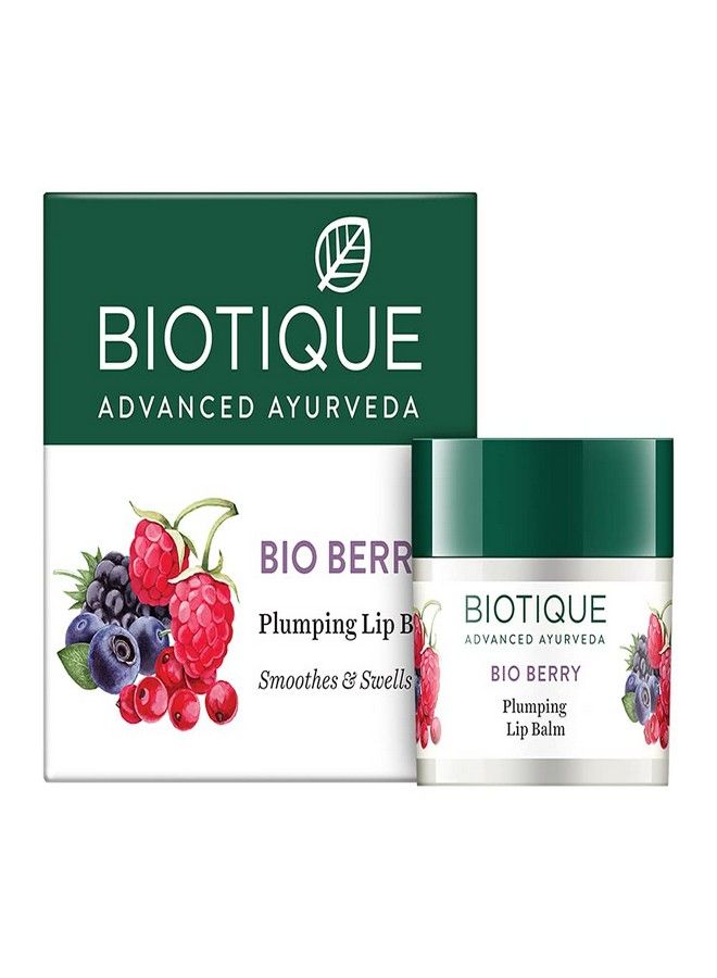 Biotique Biotique Bio Berry Plumping Lip Balm Smoothes & Swells Lips, 12G  - Image 1