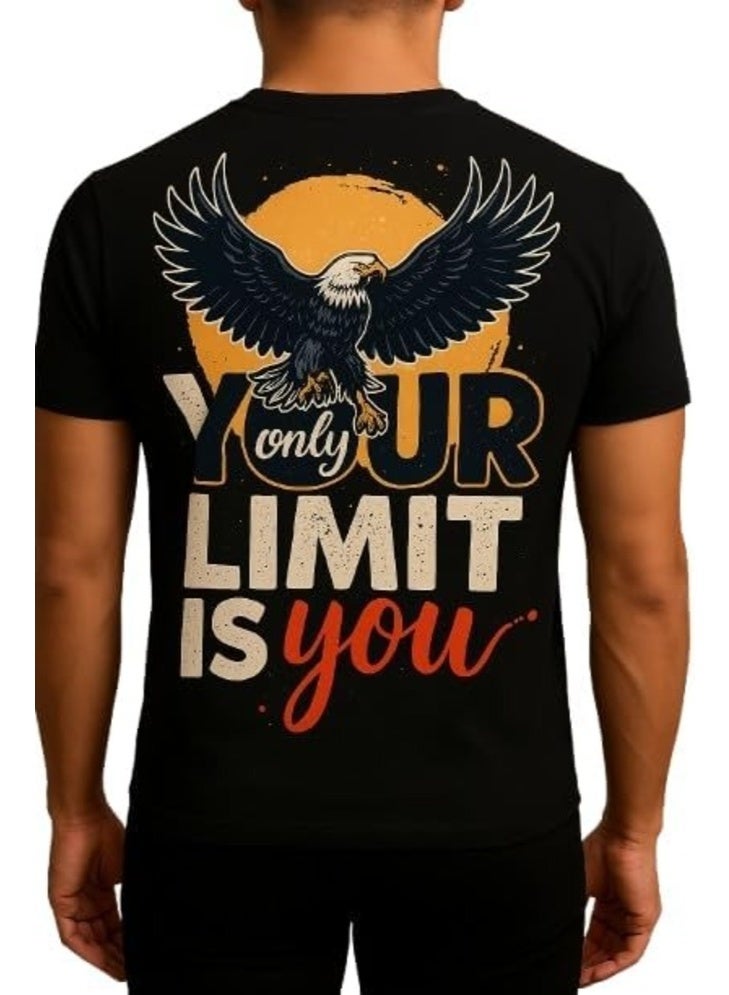 تي شيرت رجالي فاخر  الموديل رقم 20 مصنوع من القطن الناعم والمتين بنسبة 100%. يتميز التي شيرت بتصميمه الأنيق بياقة دائرية وأكمام قصيرة، مما يمنحك التوازن المثالي بين الراحة والأناقة