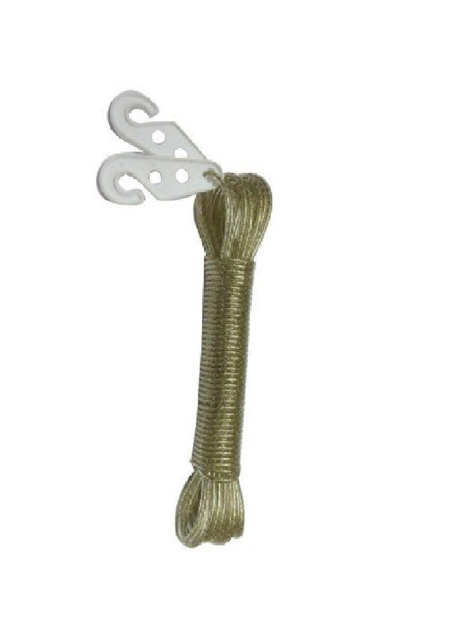 Winberg clothline Laundry Rope and Clip Random Colour Lines (PVC+Steel, 10 Meter) - Image 1