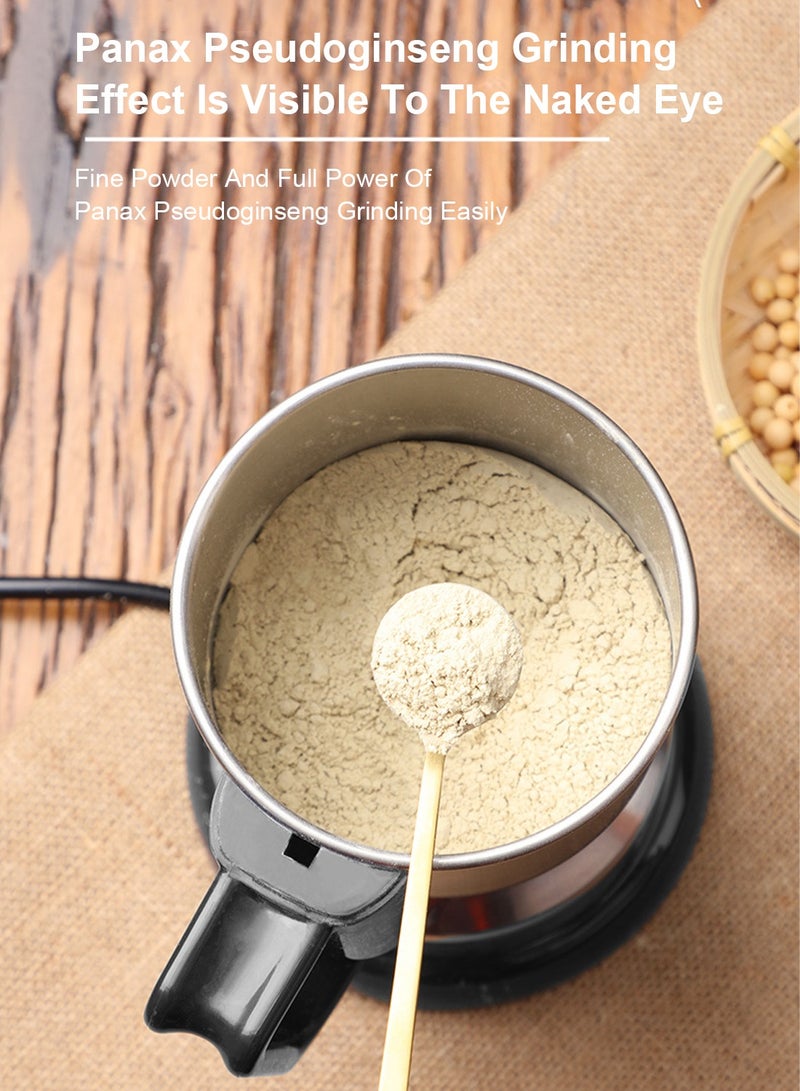 ايتي لايف مطحنة قهوة مع 6 شفرات وعاء ستانلس ستيل 304 لطحن القهوة والتوابل والفواكه المقشرة SH-0102 أسود - Image 3