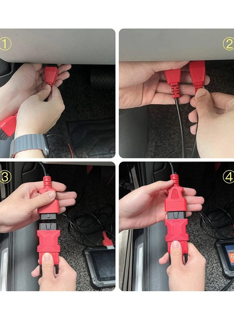 X-PRO5 FCA 12 Plus 8 Connector Cable Adapter Chrysler Connect Cable for Xtool Scanner X100Pad3 Master EZ400pro D7 D8 D9 D9pro Code Reader - Image 4