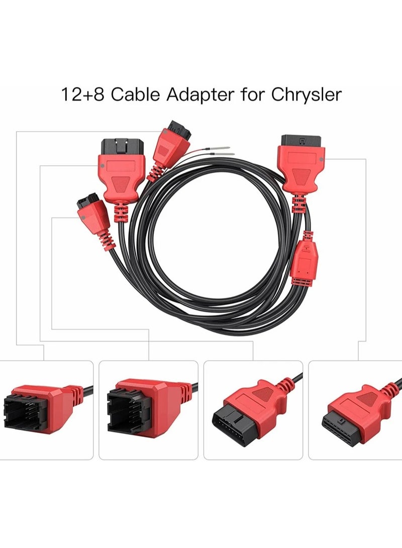 X-PRO5 FCA 12 Plus 8 Connector Cable Adapter Chrysler Connect Cable for Xtool Scanner X100Pad3 Master EZ400pro D7 D8 D9 D9pro Code Reader - Image 5