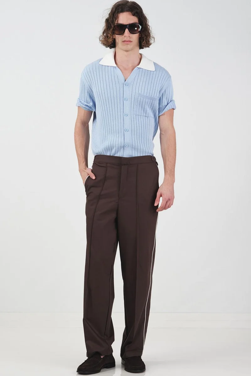 GIESTO Tailored Straight-Leg Suit Pants