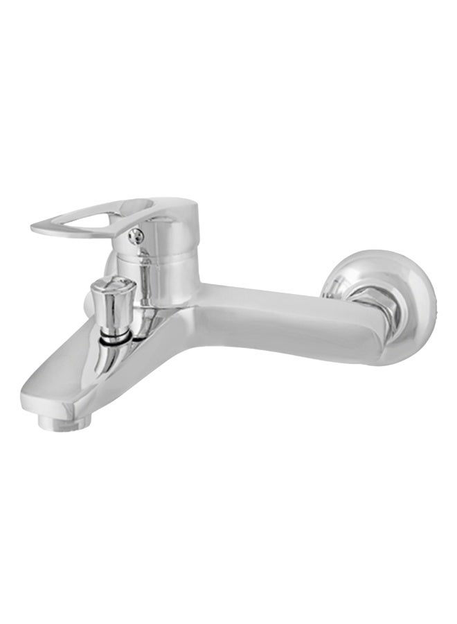 2PQ Zenith Wall-Mounted Bath Mixer, NFP-402, Solid Brass Chrome Finish