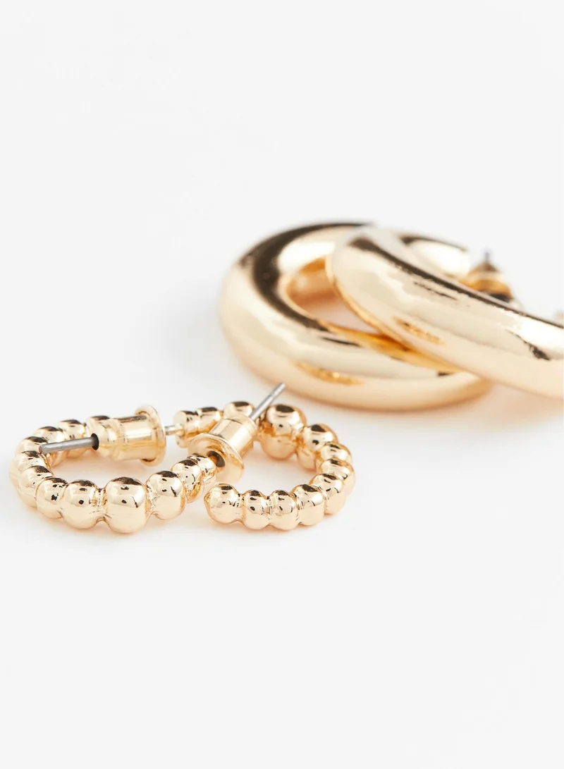 اتش اند ام 2 Pairs Hoop Earrings