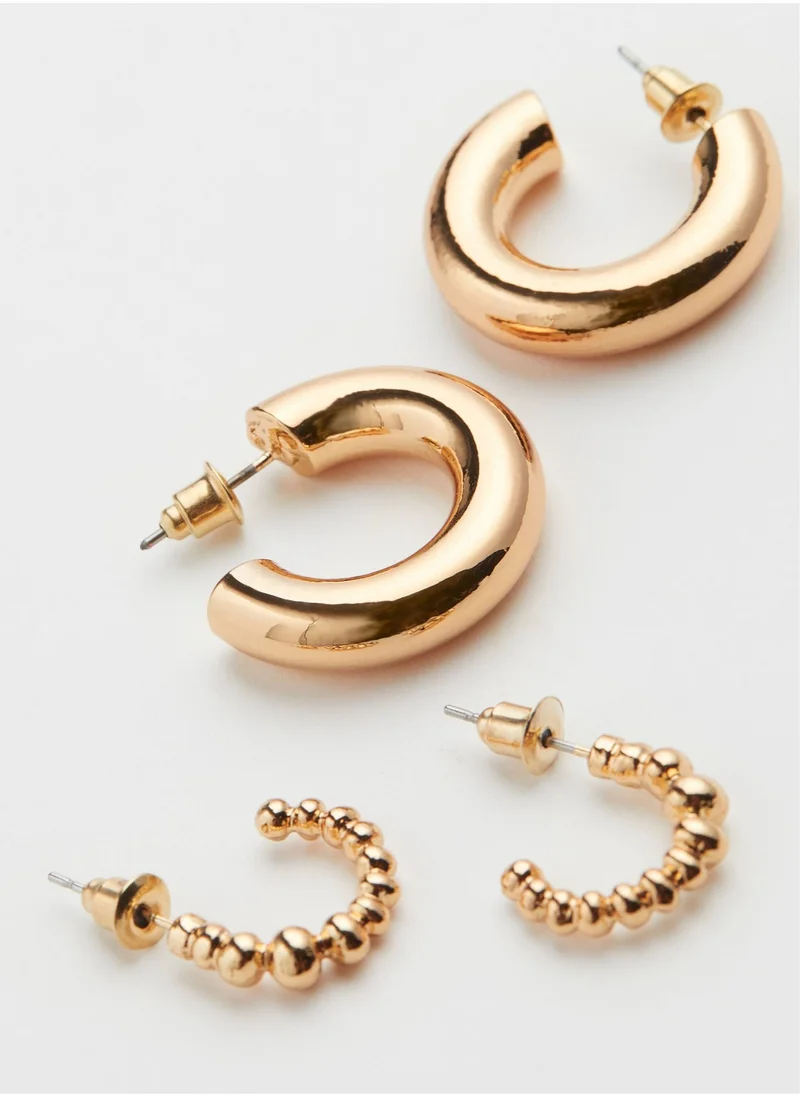 اتش اند ام 2 Pairs Hoop Earrings