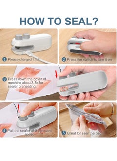 Generic Mini Portable Rechargeable Bag Sealer Multi-color Bag Sealing Machine  - Image 4