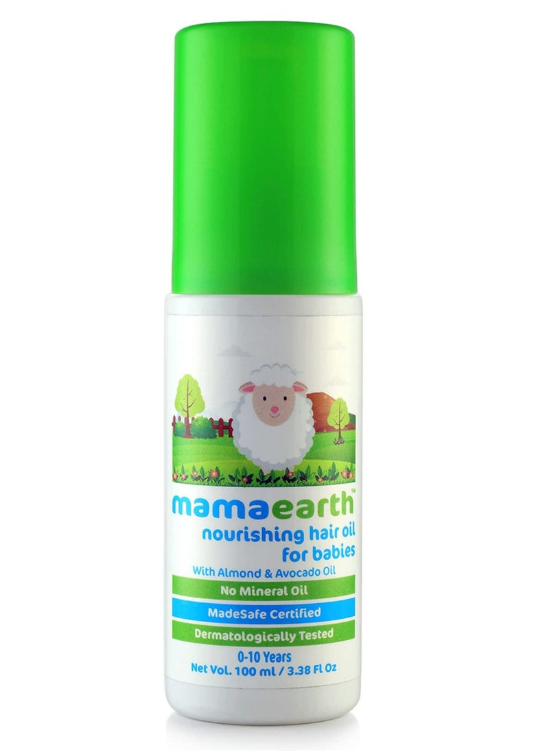 Mamaearth MAMAEARTH Nourishing Hair Oil for Babies, 100 ml  - Image 1