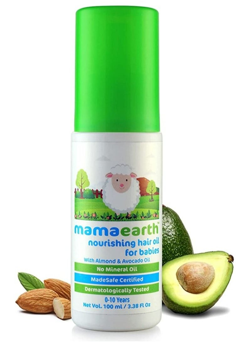 Mamaearth MAMAEARTH Nourishing Hair Oil for Babies, 100 ml  - Image 2