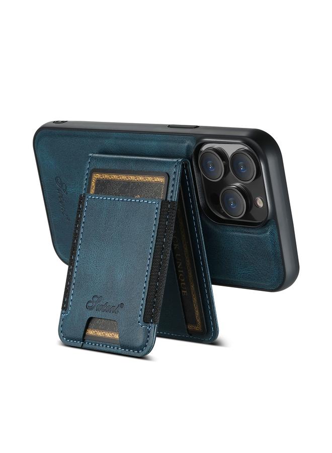 Suteni Case For iPhone 12 Pro Max H17 Oil Eax Leather MagSafe Detachable Wallet Phone Case - Image 4