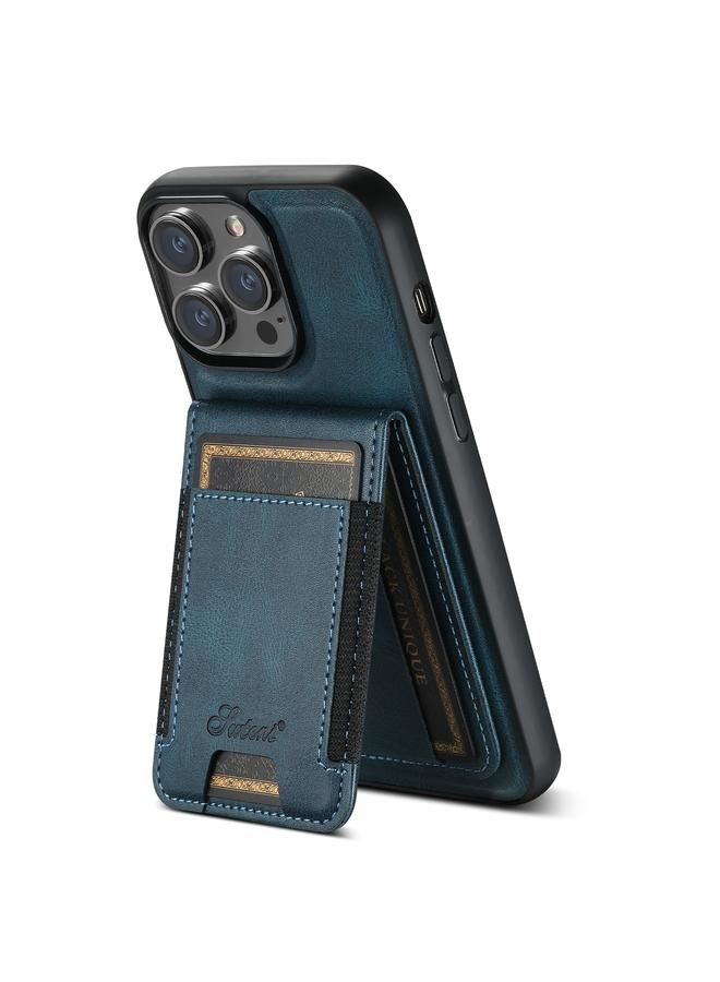 Suteni Case For iPhone 12 Pro Max H17 Oil Eax Leather MagSafe Detachable Wallet Phone Case - Image 3