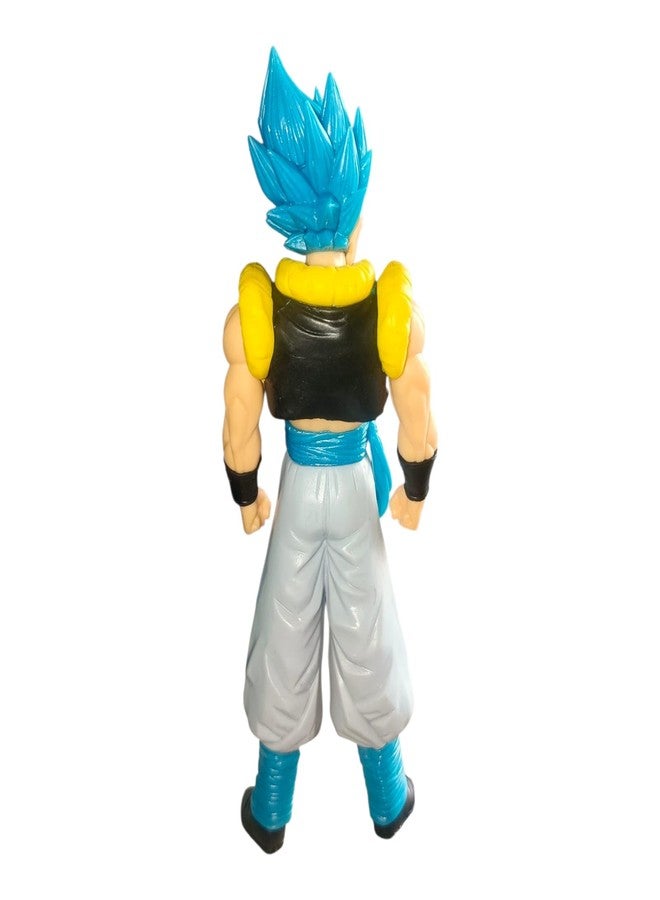 ONE POINT COLLECTIONS Blue Hair Anime Warrior Action Figure - Collectible PVC Battle Hero Toy for Kids & Anime Fans - Image 3
