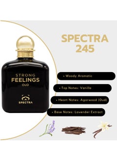 Spectra 245 Strong Feelings Oud EDP Perfume For Men - 100ml  - Image 5