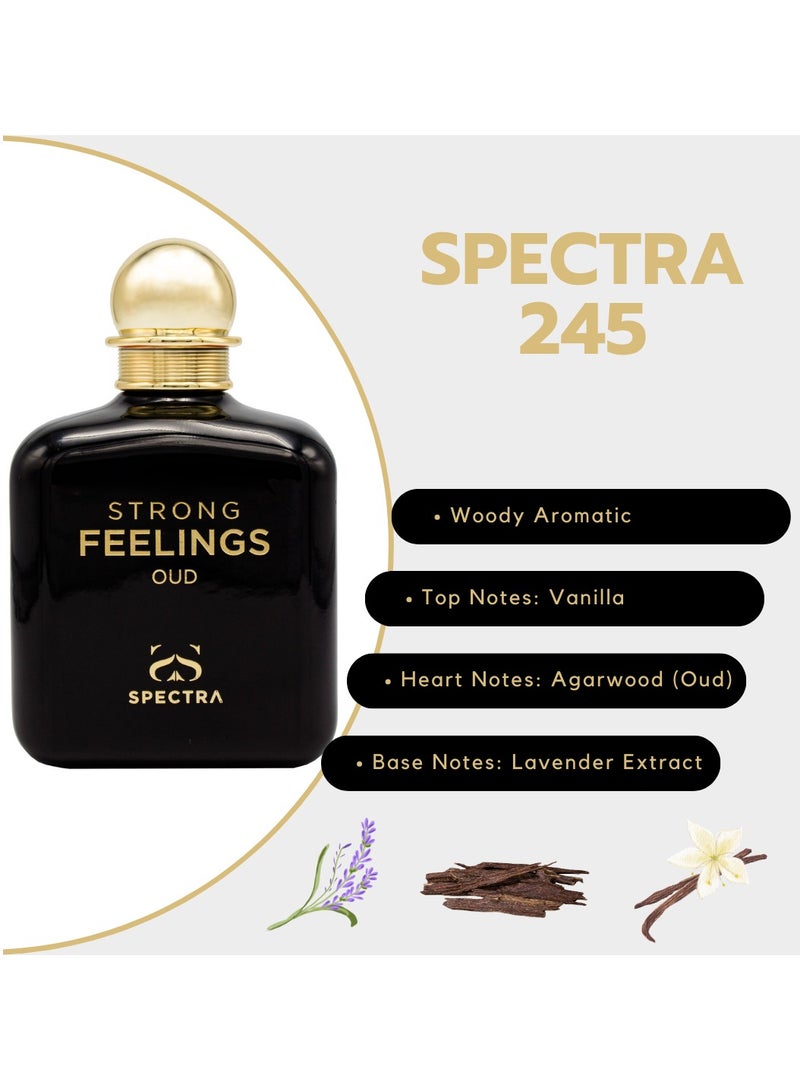 سبكترا 245 سترونغ فيلينغس عود او دي بارفيوم للرجال - 100مل - Image 5