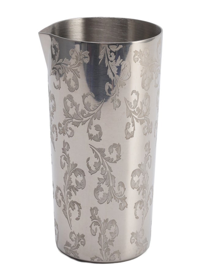 Cocktail Mixing Glass 304 Stainless Steel Heat Preservation Engraved Bartending Mixing Glass for Bar - Image 1