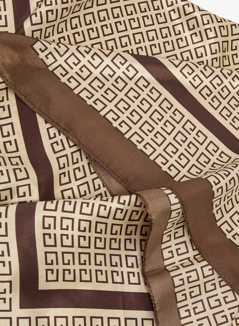 Ginger Satin Classic Headscarf - Image 4