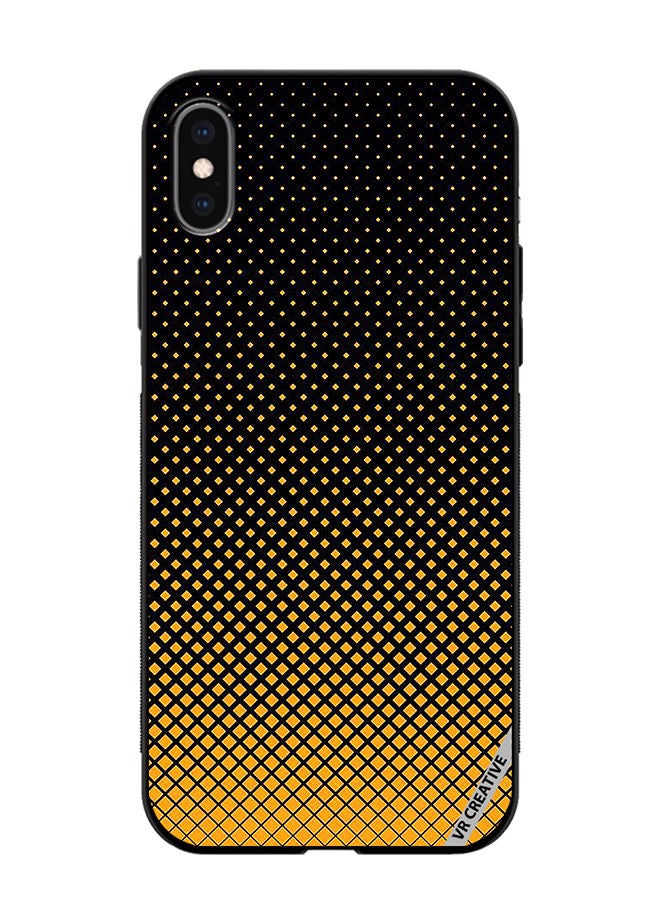 VR CREATIVE Protective Case Cover For Apple iPhone XS Max Halftone Circle Background Design Multicolour - Image 1