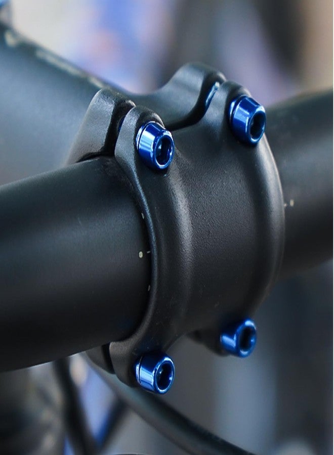 CNC Bike Stem Bolts，Stem Bolts for BMX/MTB/Road Bike with Washers,Blue - Image 5