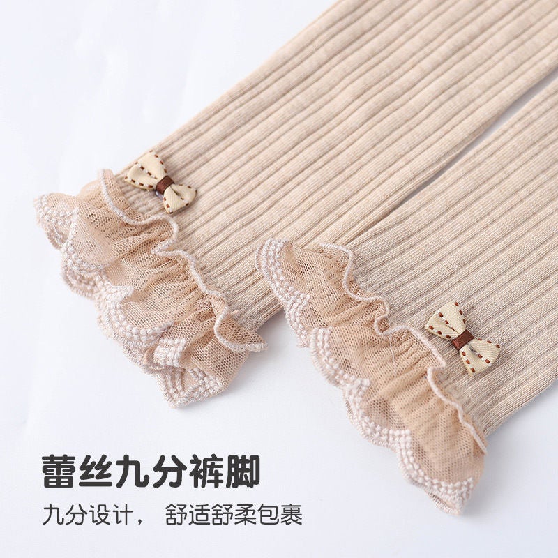 Girls' Leggings Thin Outer Wearing Western-Style Medium-Thick All-Match Western-Style Baby Girl Children'S Pantyhose Not Feet - Image 4