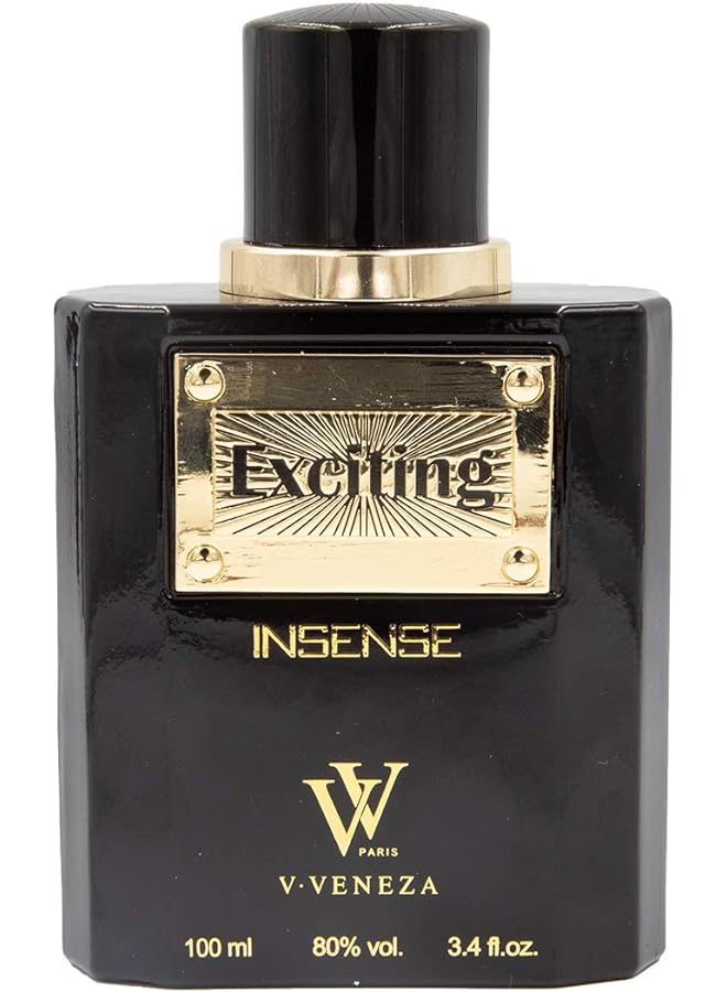Dumont Exciting Insense 3.4 Oz Eau De Perfum – Unisex Perfume Body Spray For Men Women Him Her Long Lasting Cologne With Lemon Herb Honey Amber Chocolate Scent - Image 1
