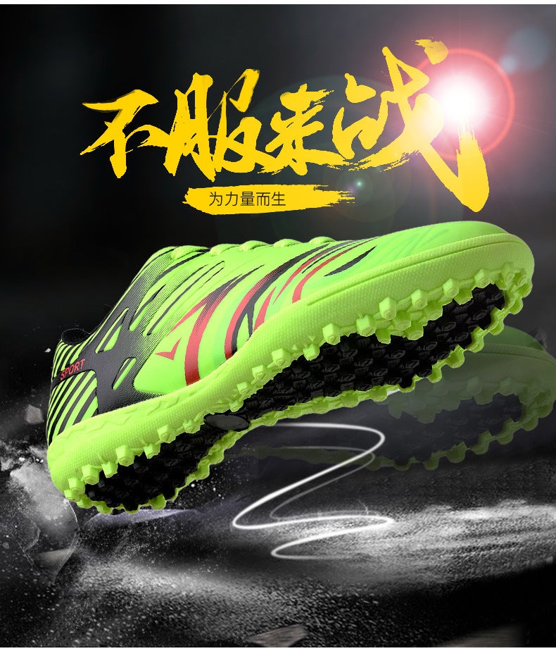 Batch Youth Fashion Football Sneakers Kidsren'S Broken Nail Indoor And Outdoor Comprehensive Training Football Shoes - Image 4