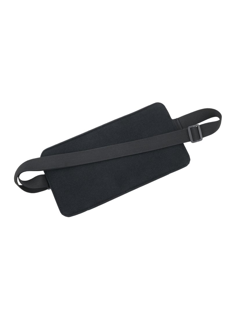 Troika Troika BBL57/BK Belt bag, tarpaulin (tarp), RFID-protection 2 zip compartments, black  - Image 3