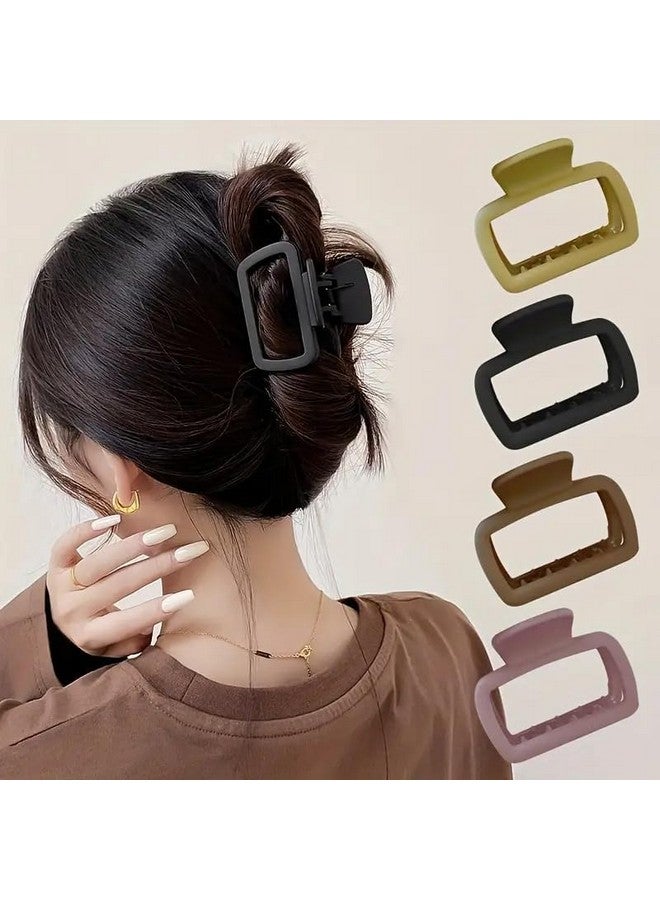 QUILBOOL Hair Claw Clips Set for Women & Girls - Set of 3 Heart, Cloud & Rectangular | Non-Slip Grip | Matte, Shiny & Transparent (As per Stock Availability) | Durable Styling (MULTICOLOR) - Image 3