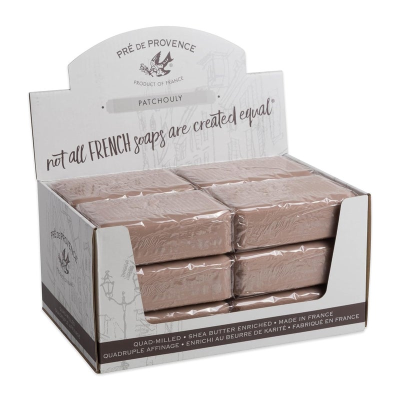 Pre de Provence Artisanal French Soap Bar Enriched with Shea Butter Patchouli 12 CountPack of 1