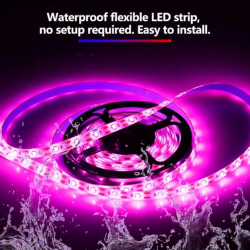 KYUQY LED Grow Light StripsWaterproof Full Spectrum Plant Grow Light USB 16ft 300LEDs Flexible Growing Lamp for Indoor Plants Succulents Hydroponics Greenhouse Gardening - Image 3