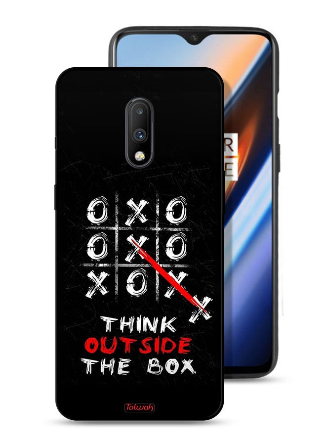 Tolwak OnePlus 7 Protective Case Cover Think Outside The Box - Image 1