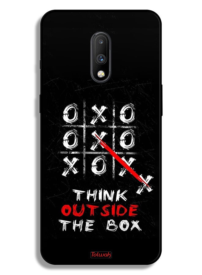 Tolwak OnePlus 7 Protective Case Cover Think Outside The Box - Image 2