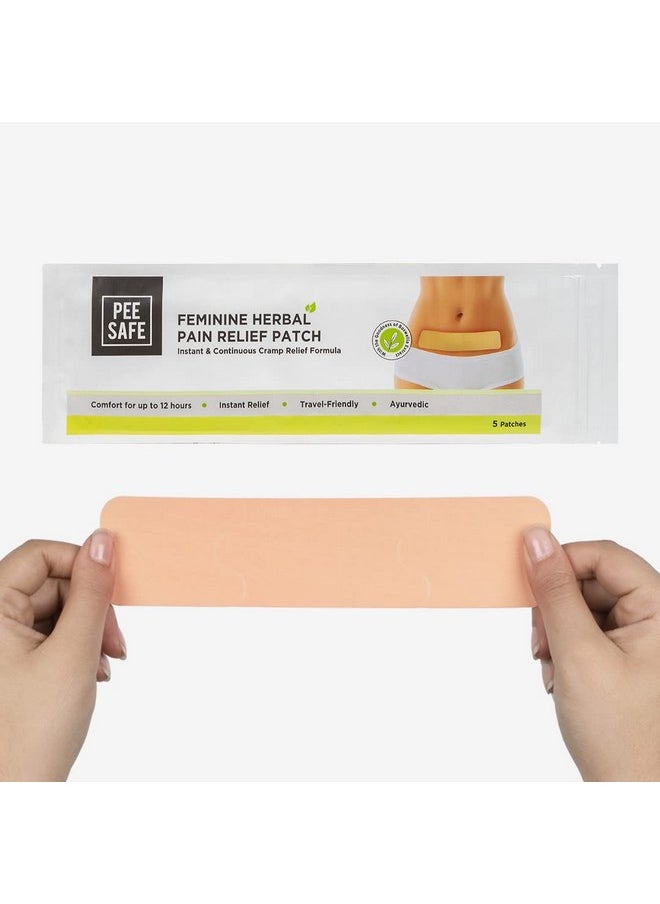 PEESAFE PEESAFE Feminine Herbal Pain Relief Patches(Pack Of 10)|Natural Pain Relief Patches|No Side Effects|Sleek Design|Comfort For Upto 12 Hours  - Image 2