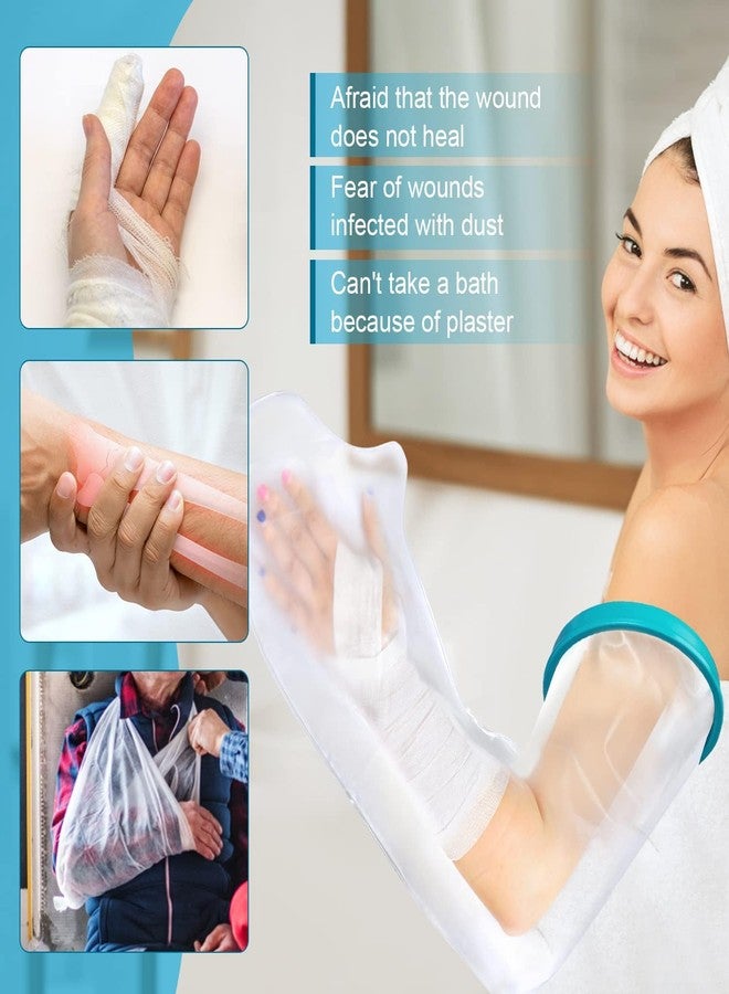 Aakarit Waterproof Arm Cast Cover for Shower Arm Long Full Watertight Seal Protector to Keep Wound & Bandages Dry - Reusable Cast Protector, Cast Bag, Cast Sleeve - Image 4