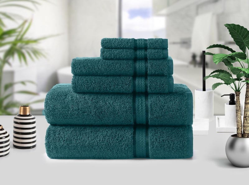 قطن كرافت طقم مناشف مكون من 6 قطع - Image 3