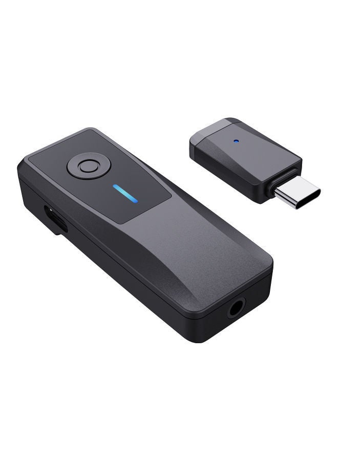 NIBEMINENT 2.4G Mini Clip-on Wireless Microphone System Plug and Play Transmission Range D10923-2—JA Black - Image 5
