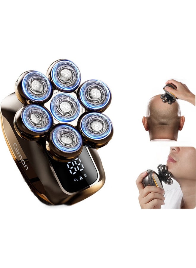 Qiman Hair Shaver, Specialized Hair Cutting Tool, Self-Haircut Device, Electric Hair Trimmer For Men, Adult Self-Service Hair Clipper, Head Shaving Tool, Birthday Gift For Dad - Image 2