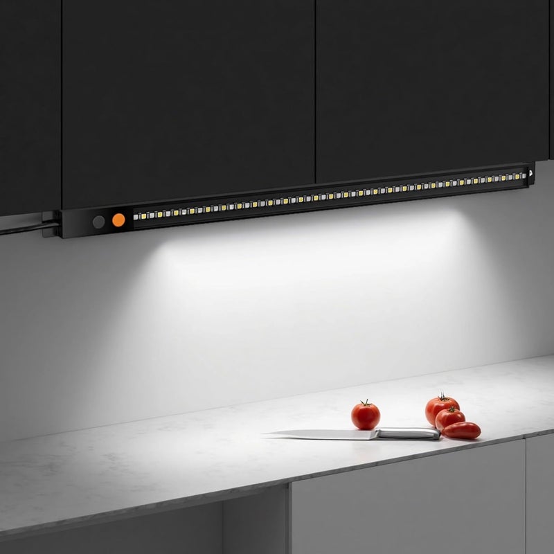 11.8 in Led Under Cabinet Lighting, 30 Cm Under Counter Kitchen Light with Strong Attachment Force, Cri90+, Dual Color, 4500K, Thin Led Lighting for Photography, Camping - Image 5