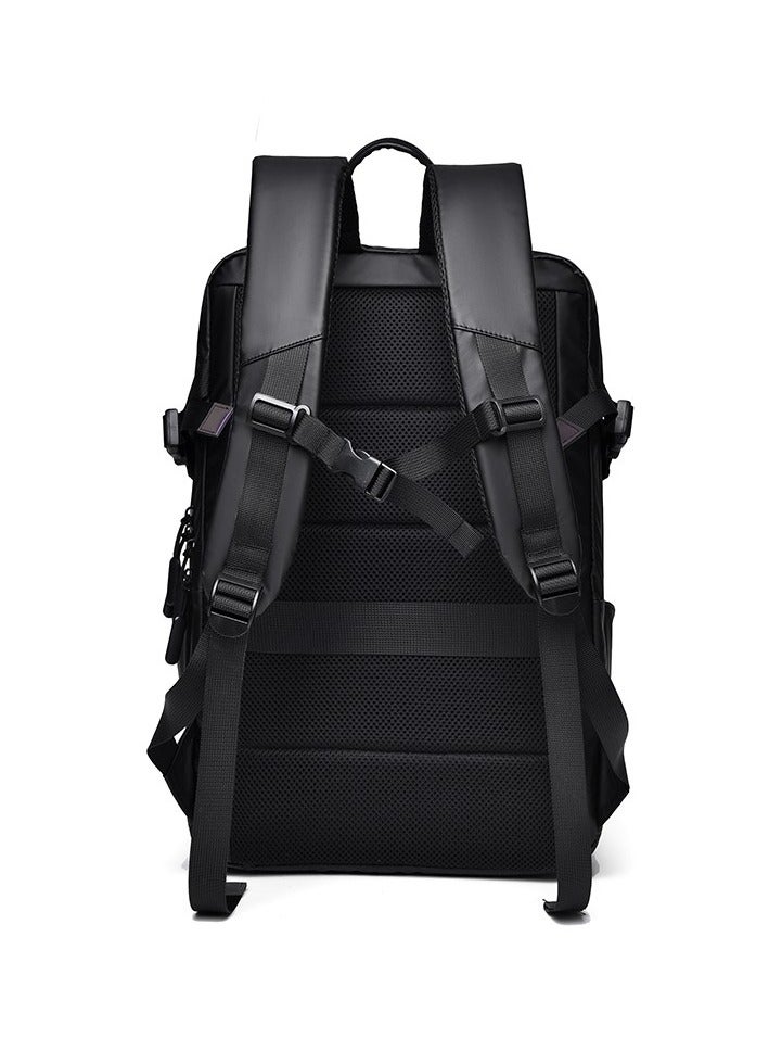 lebonaer Backpack, Durable Water-Resistant Laptop Backpack for Men and Women, Spacious Interior with Soft Flannel-Lined Compartment for Laptop Protection, Separate Wet/Dry Pouch for Umbrella or Towel, Easy-Clean Fabric, Magnetic Front Buckle, Smooth Zippers, Night-Reflective Strips for Safety, Versatile for Office Work College Studies Gym Exercises Travel Adventures Weekend Getaways, All-Day Carrying Comfort, Modern On-the-Go Lifestyle Design, Robust Functionality, Sleek Aesthetic, Intelligent Interior Division, Organized Storage, Reliable Gadget Protection for Laptops Tablets Phones, Adapts to Dynamic Life, Large Capacity, Lightweight, Weather-Resistant, Easy Access, Secure Carry, Stylish and Practical, Ideal for Commuters Students Professionals Travelers Athletes, Unisex Backpack, All-Purpose Carryall, Waterproof Backpack, Laptop Backpack with Padding, Spacious Backpack for School, College Backpack with Laptop Sleeve, Office Backpack for Professionals, Type-C+Lightning - Image 2