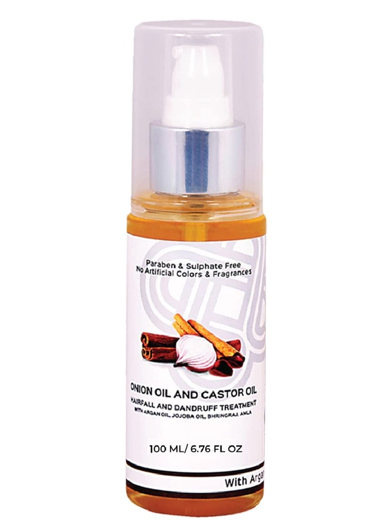 Teal & Terra - Teal &Terra Onion Castor Hair Oil 100ML - Image 1